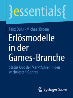 cover image of Erlösmodelle in der Games-Branche